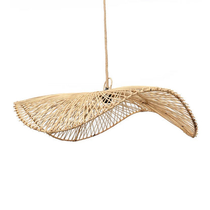 Wellenförmige Rattan-Hängelampe | Paso a Paso Interior